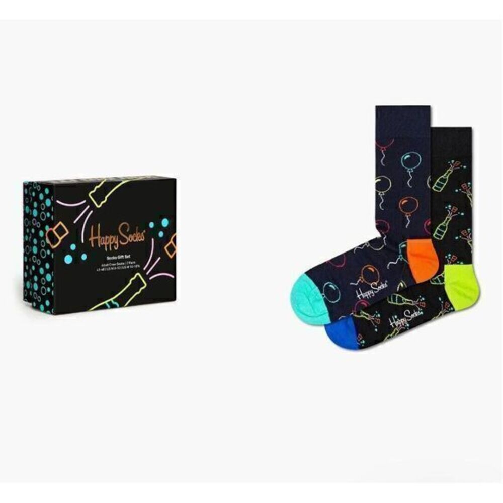 Happy Socks 2Pk You‎ Did It Socks Gift Set UNISEX 36-40 US W5-10 M4-8 retail 32